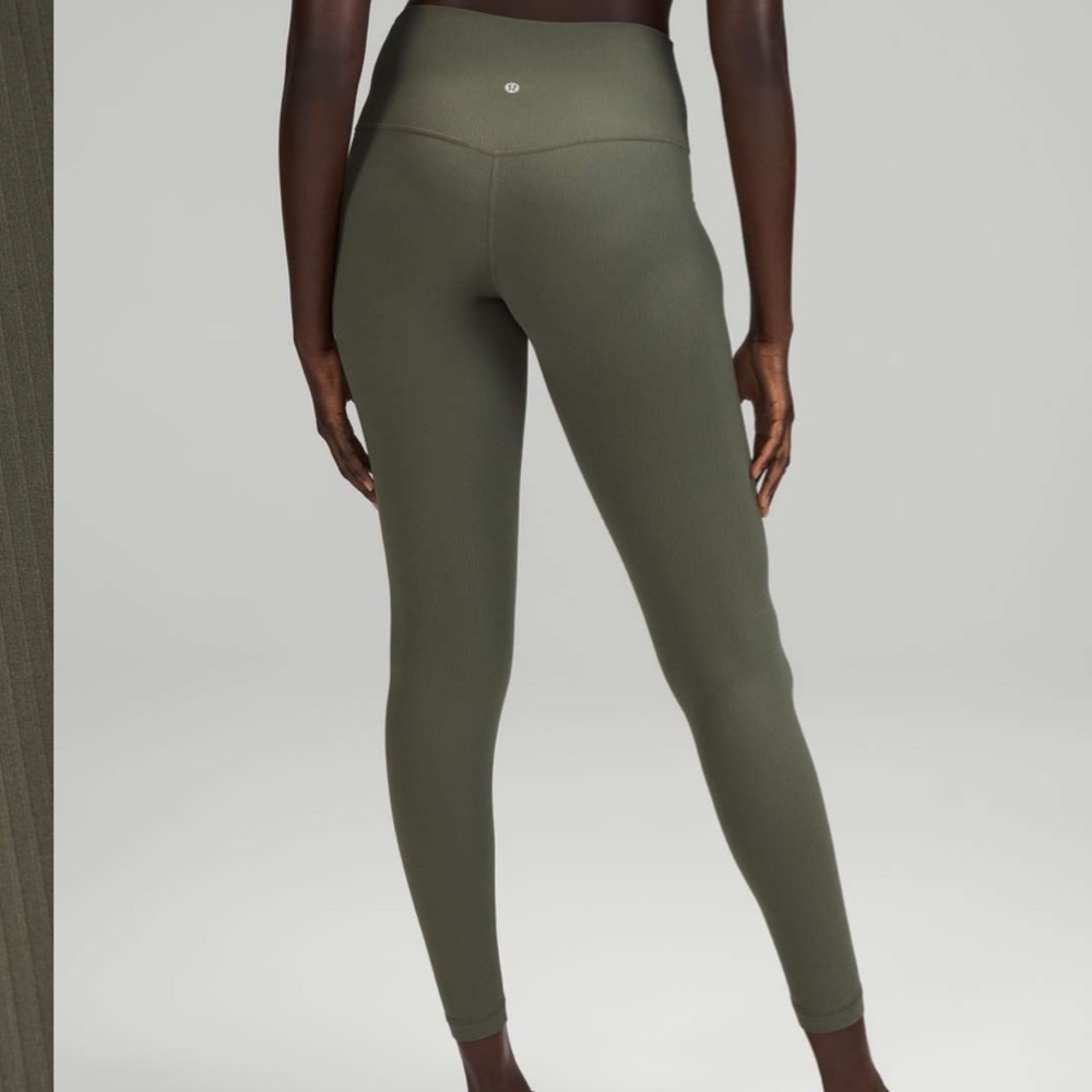 lululemon athletica Align Ribbed  HR Pant Leggings 28” Size 2 - Picture 2 of 7